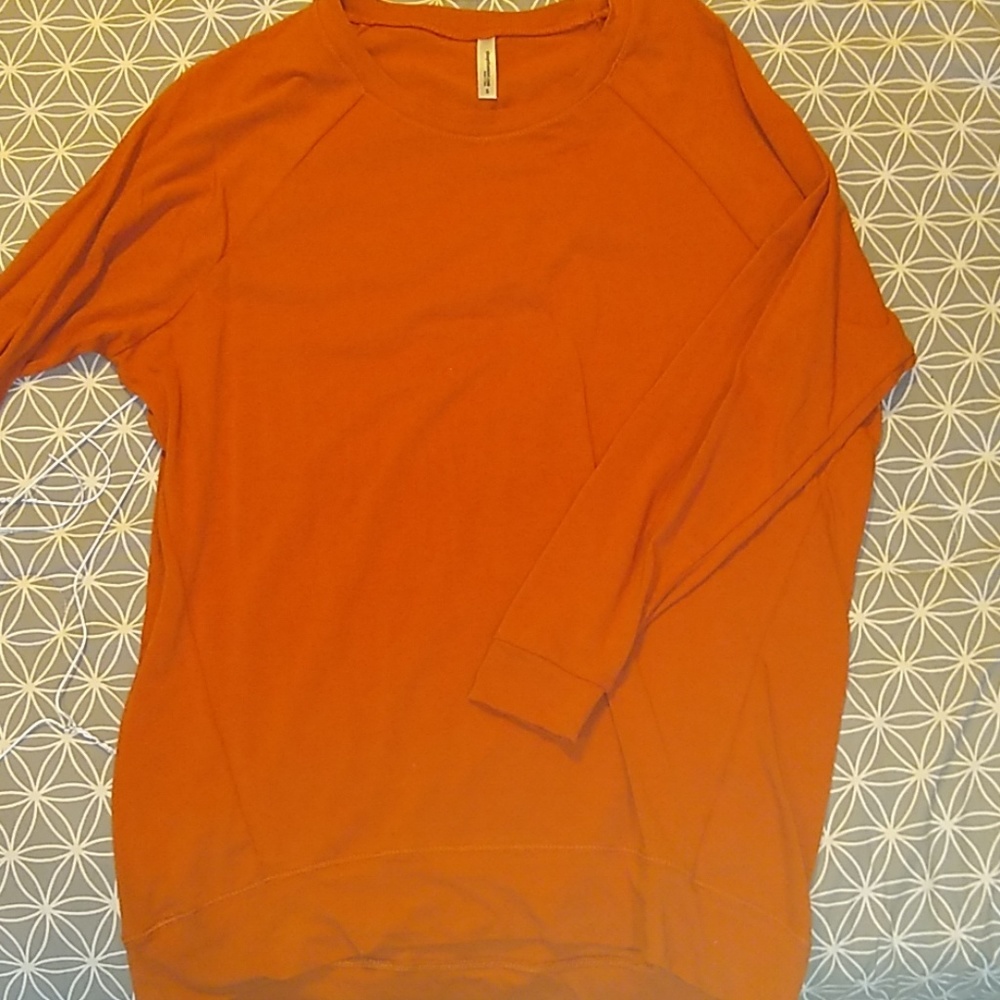 Long Sleeve Orange Tunic